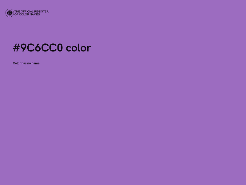 #9C6CC0 color image