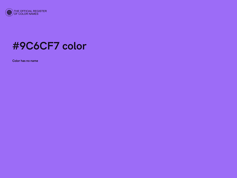 #9C6CF7 color image
