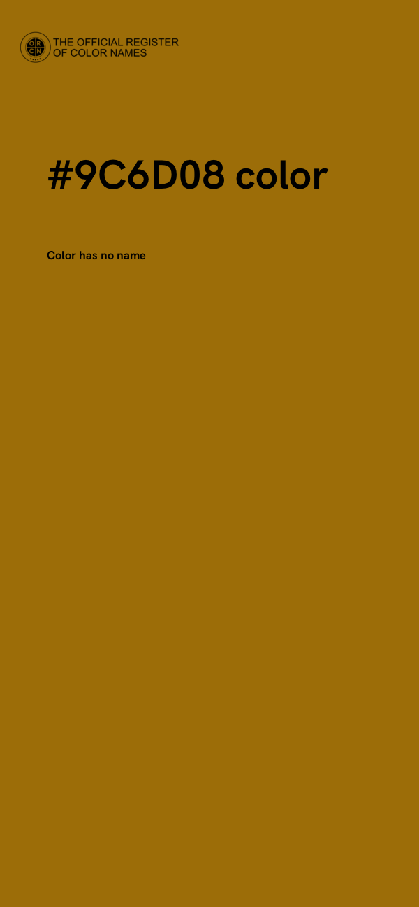 #9C6D08 color image