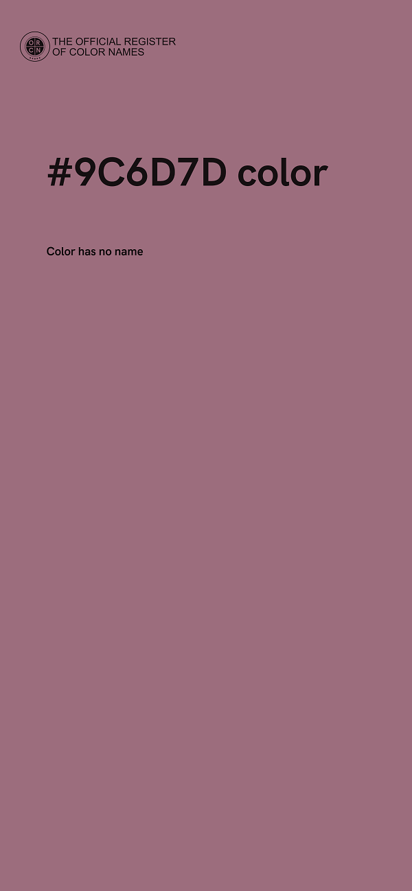 #9C6D7D color image