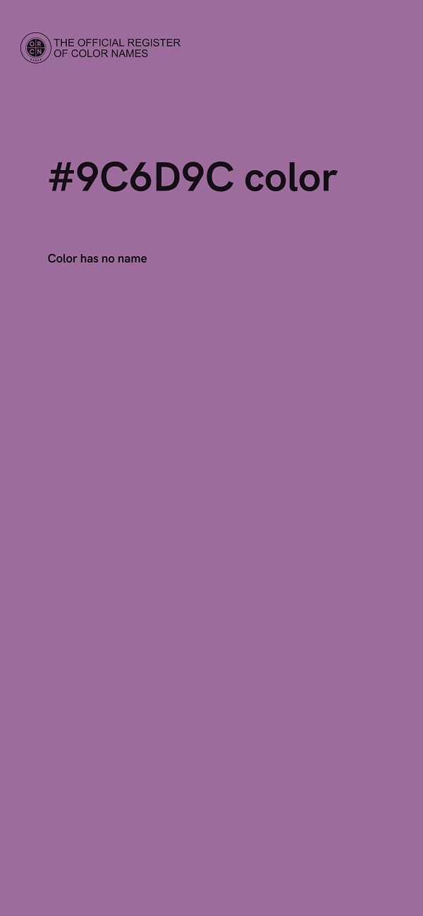 #9C6D9C color image