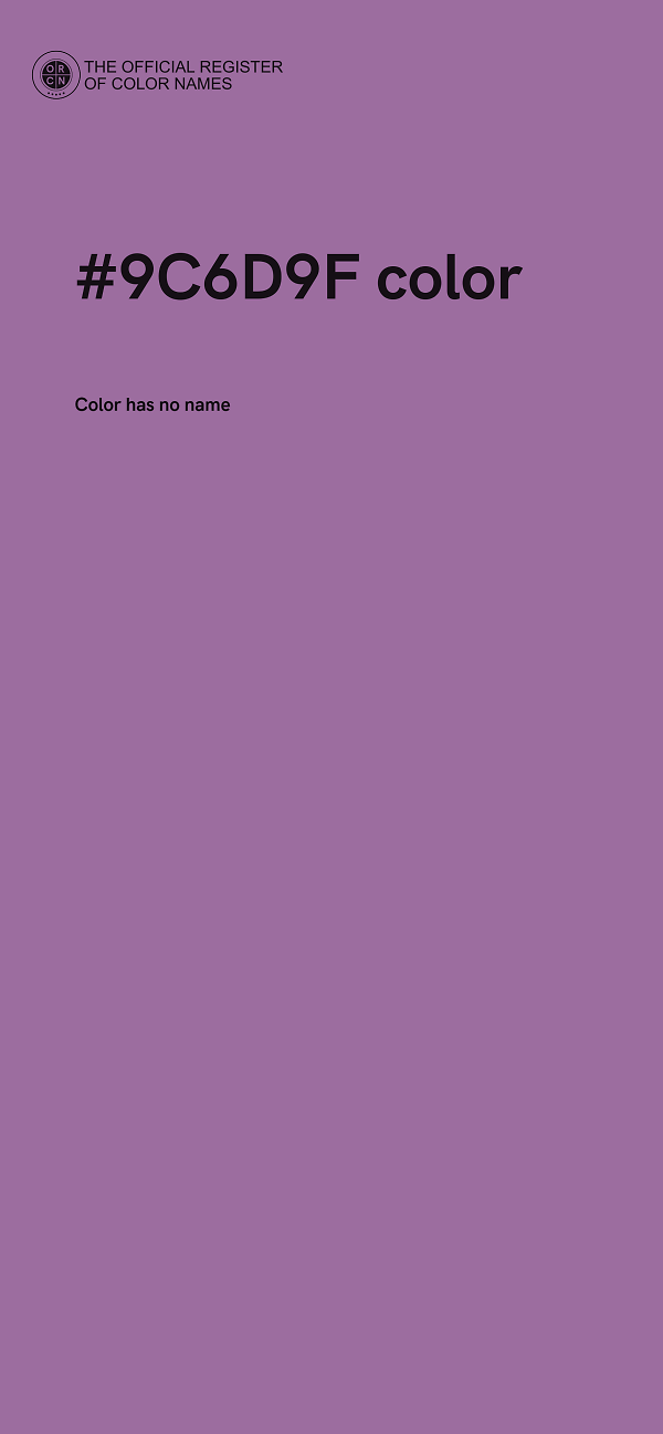 #9C6D9F color image