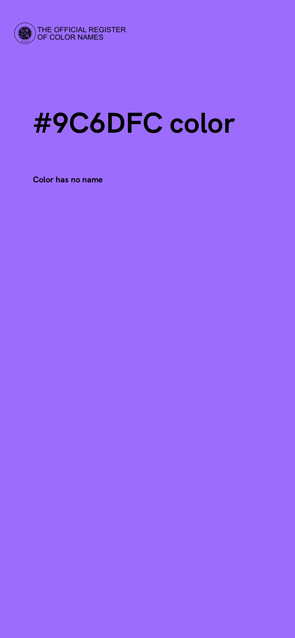 #9C6DFC color image