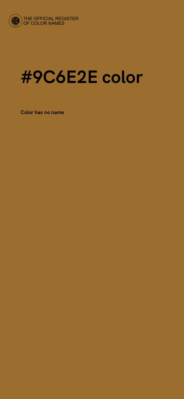 #9C6E2E color image