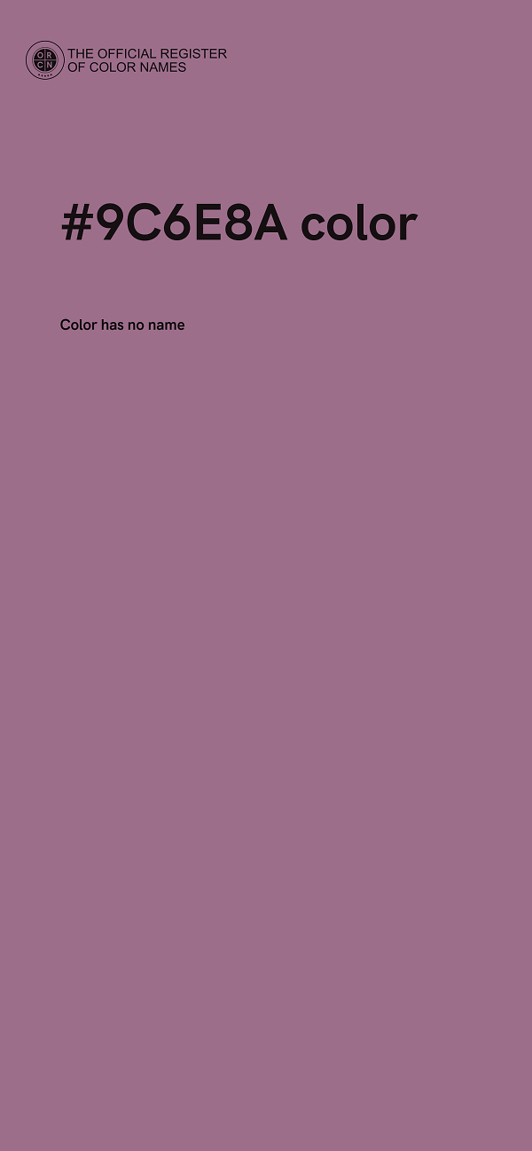 #9C6E8A color image