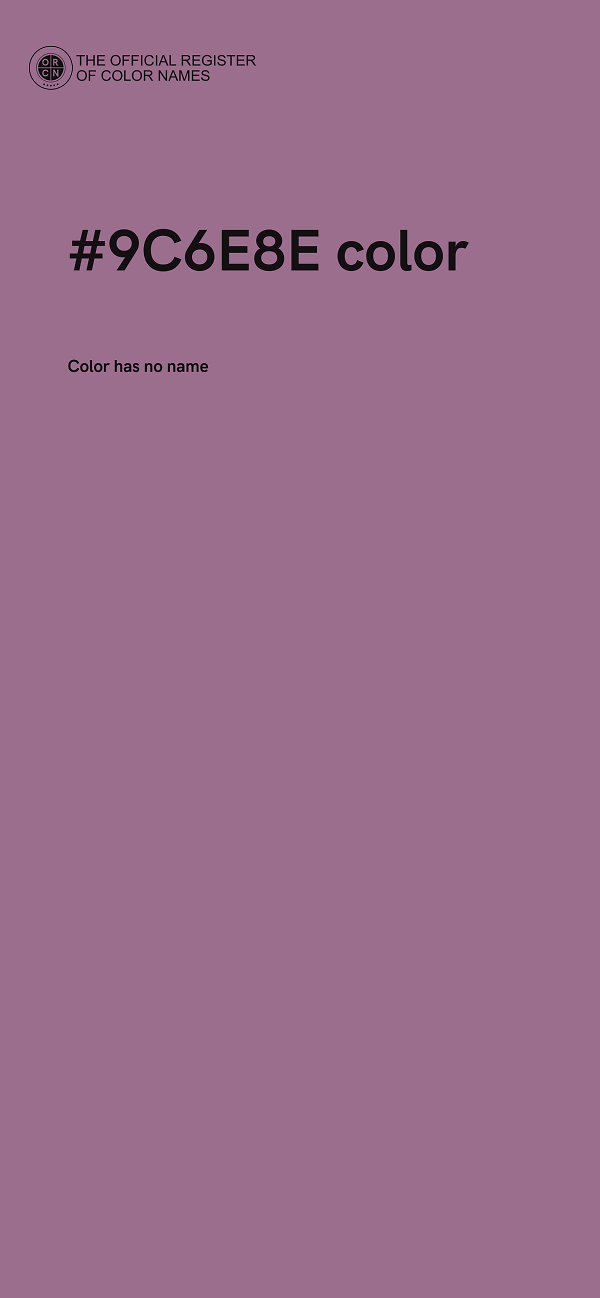 #9C6E8E color image