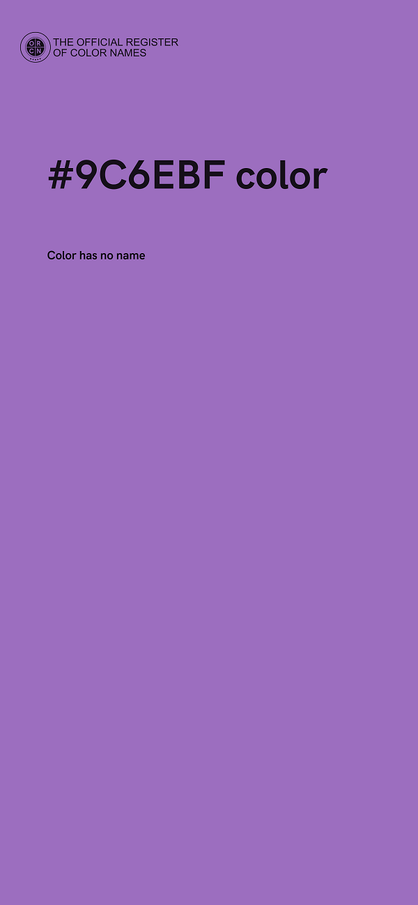 #9C6EBF color image