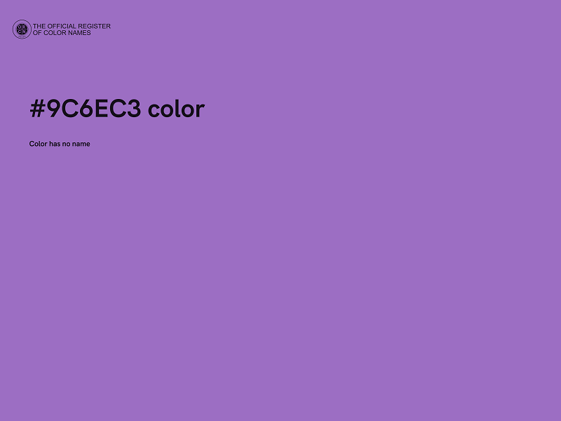 #9C6EC3 color image