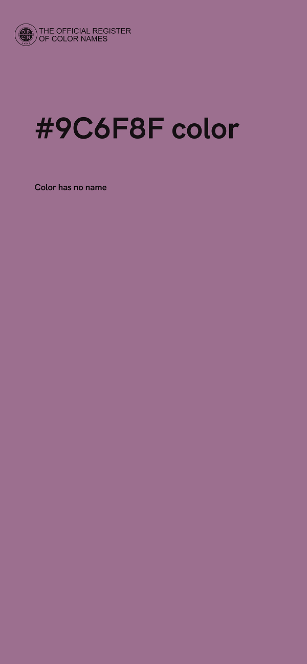 #9C6F8F color image