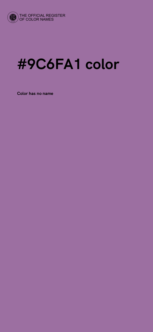 #9C6FA1 color image