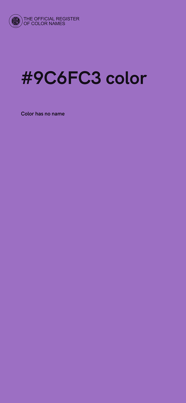 #9C6FC3 color image