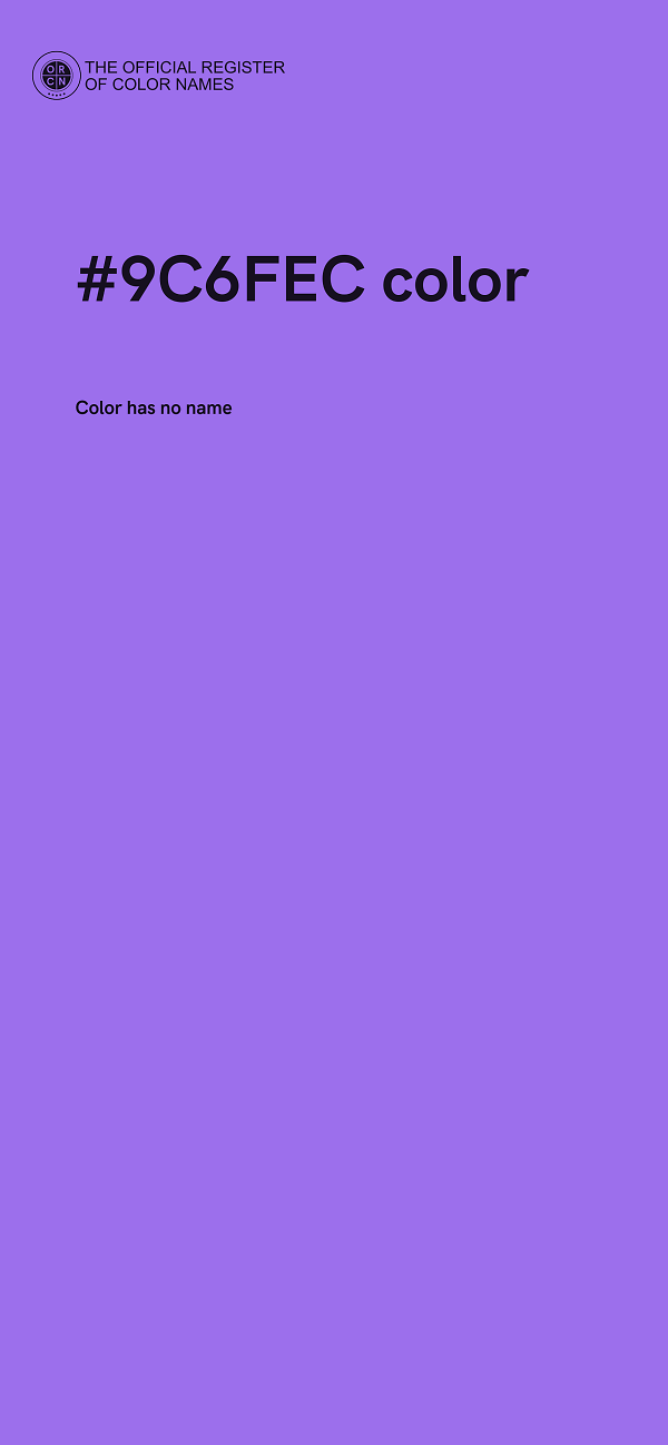 #9C6FEC color image