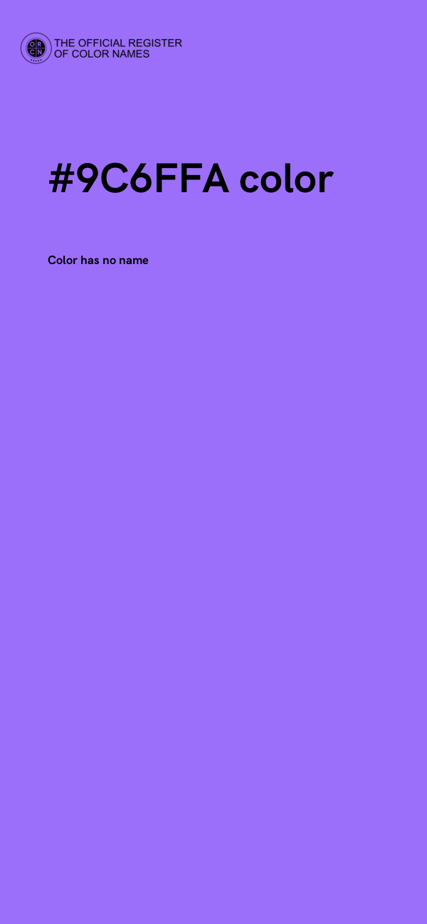 #9C6FFA color image