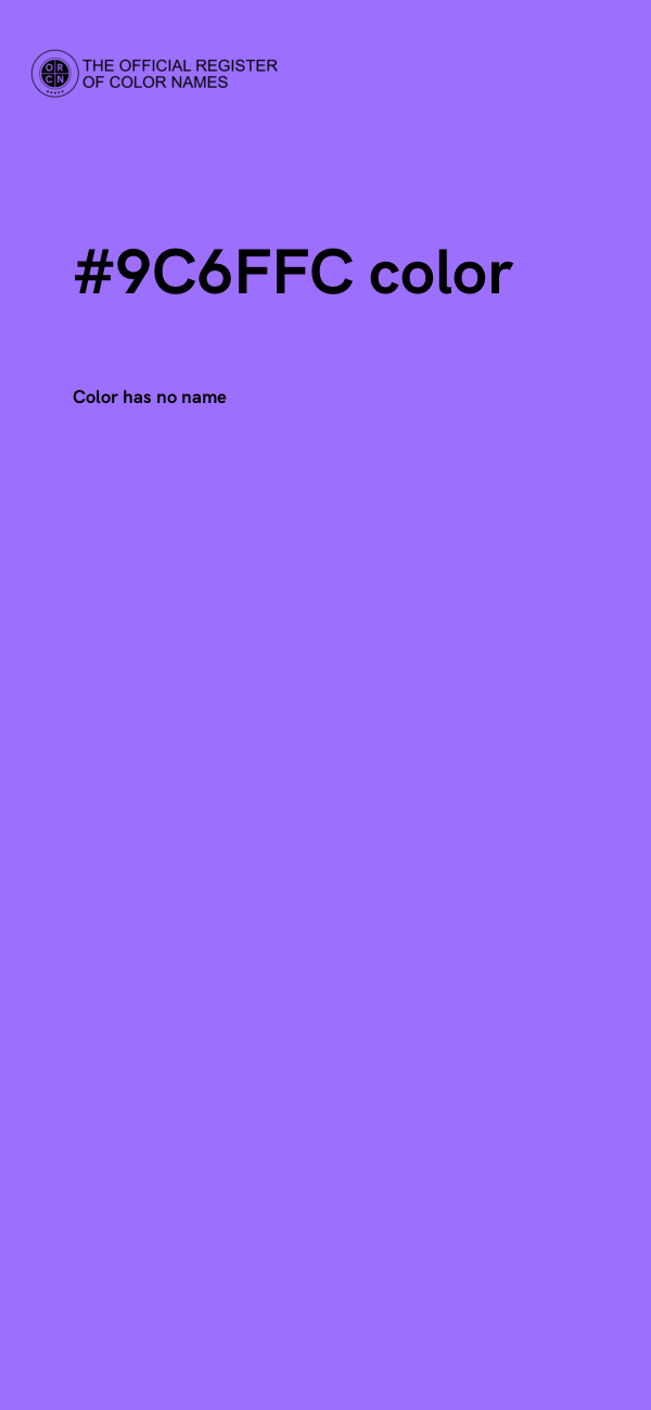 #9C6FFC color image
