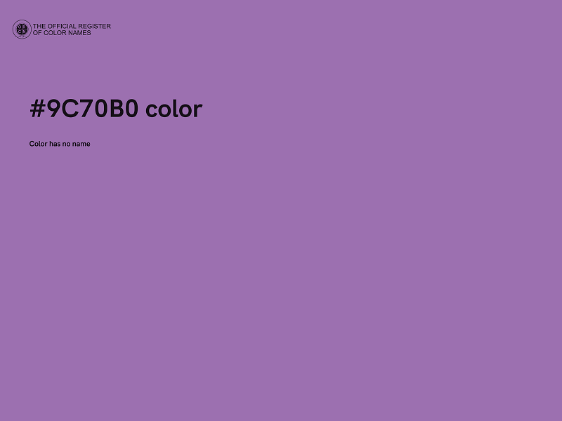 #9C70B0 color image