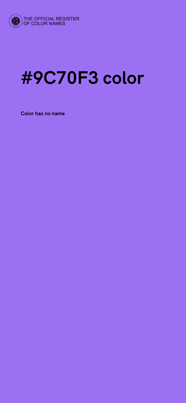 #9C70F3 color image
