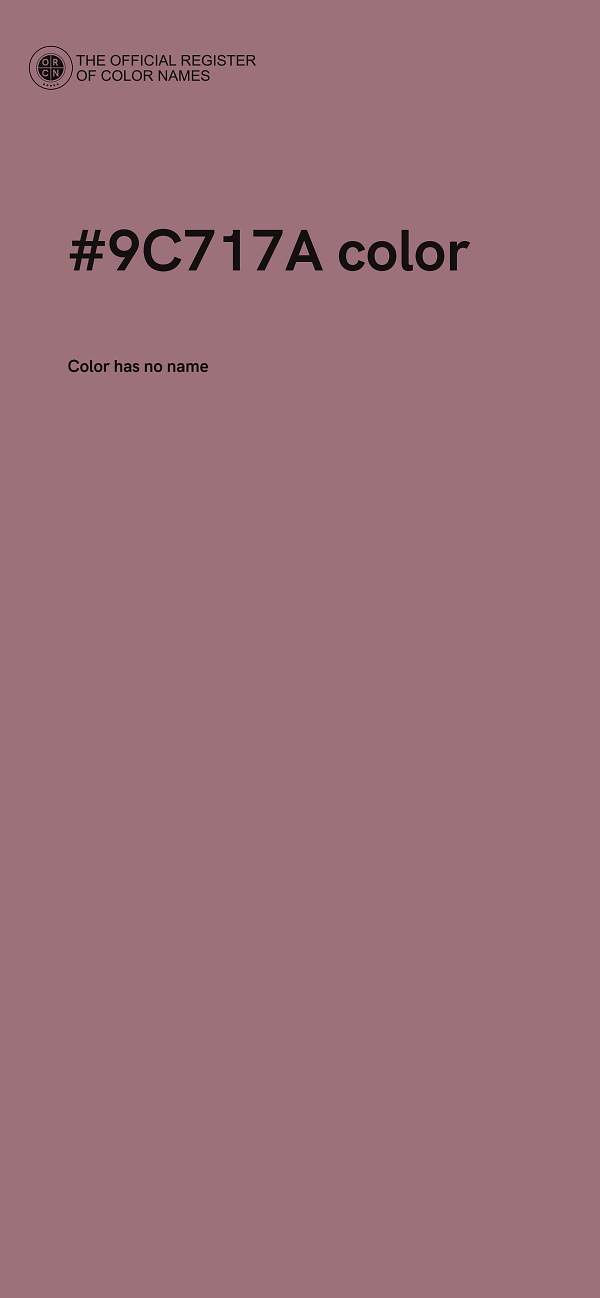 #9C717A color image