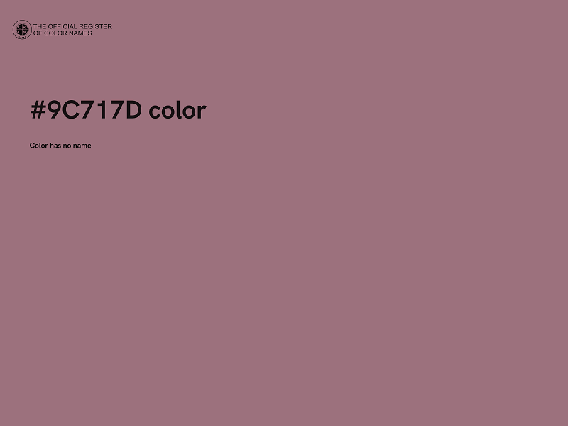 #9C717D color image