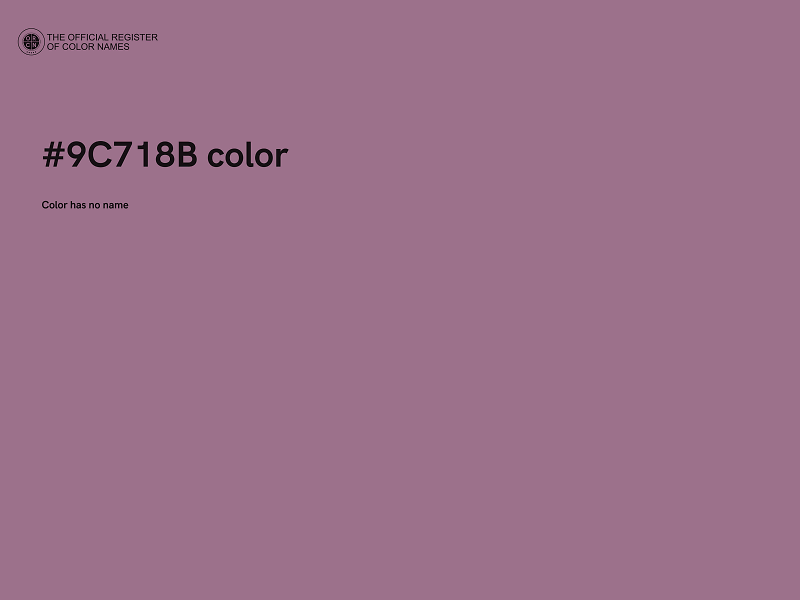 #9C718B color image