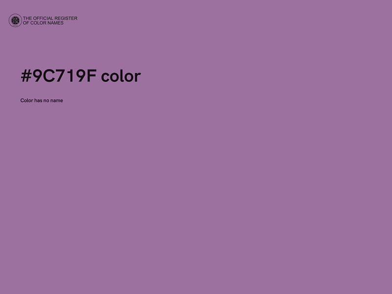 #9C719F color image