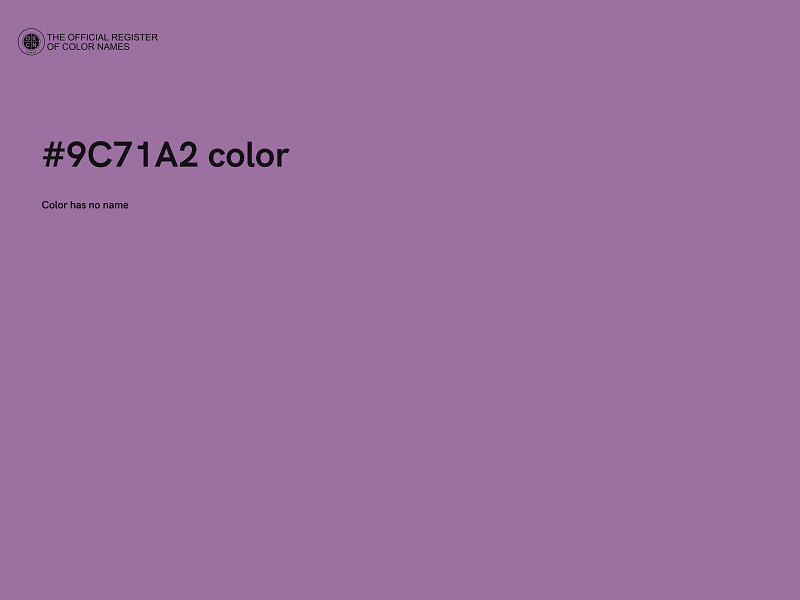 #9C71A2 color image