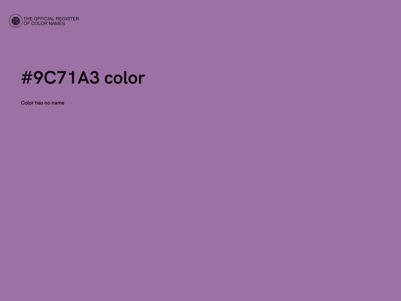 #9C71A3 color image