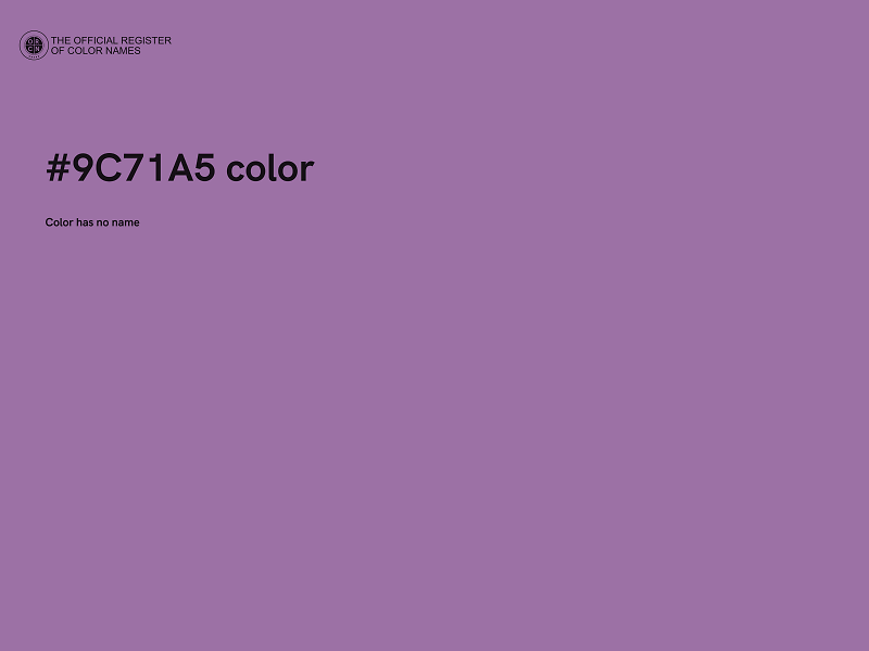 #9C71A5 color image