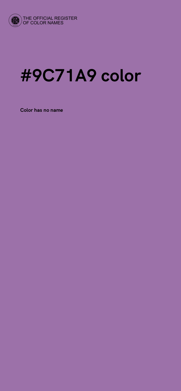 #9C71A9 color image
