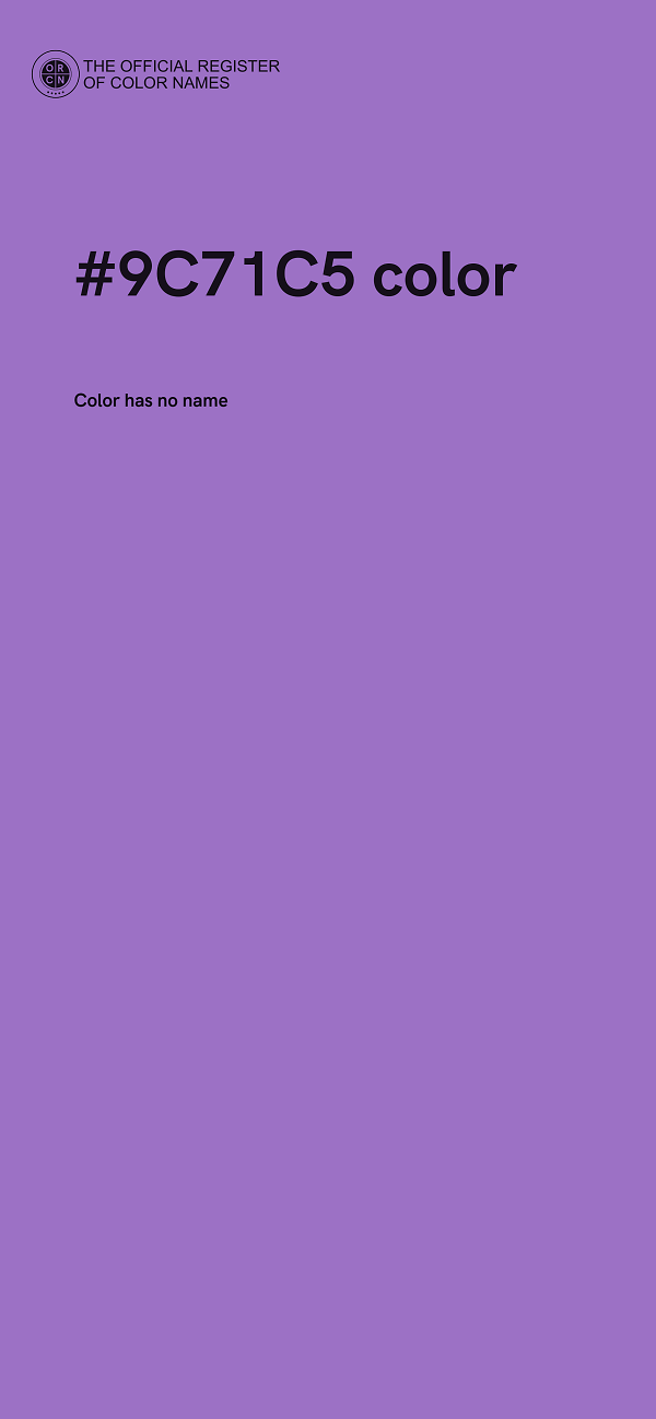 #9C71C5 color image