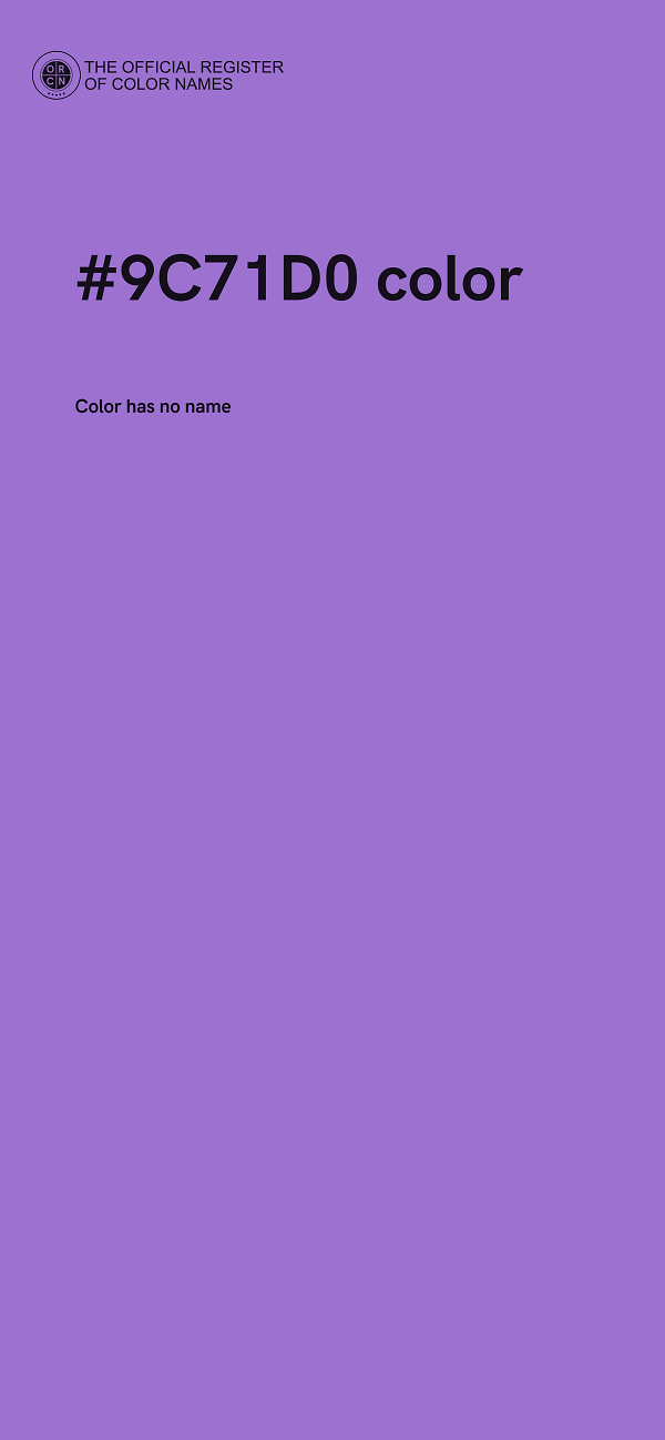 #9C71D0 color image