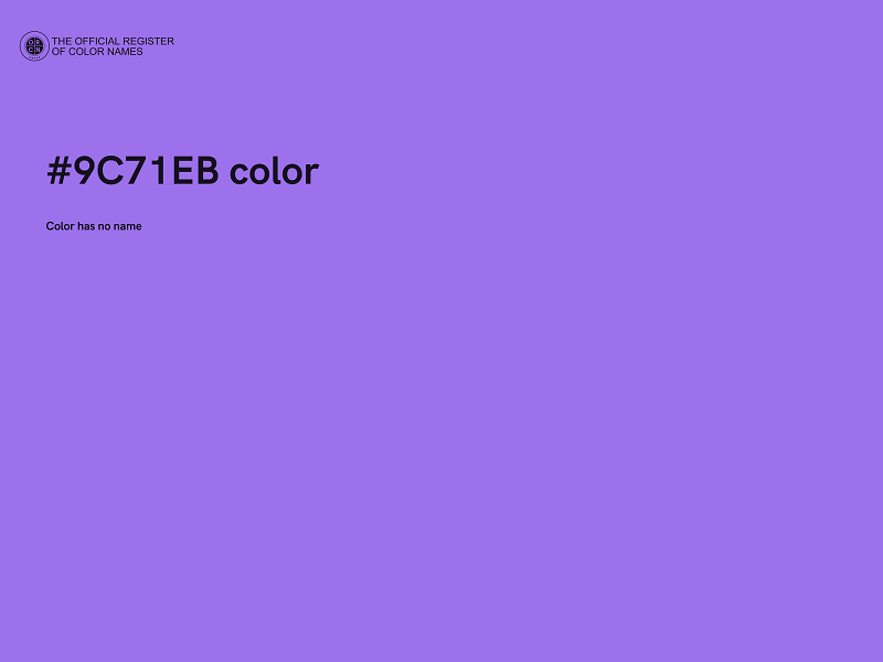 #9C71EB color image