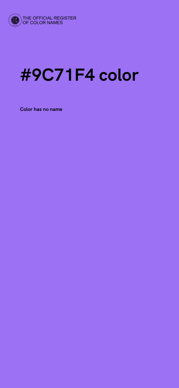 #9C71F4 color image