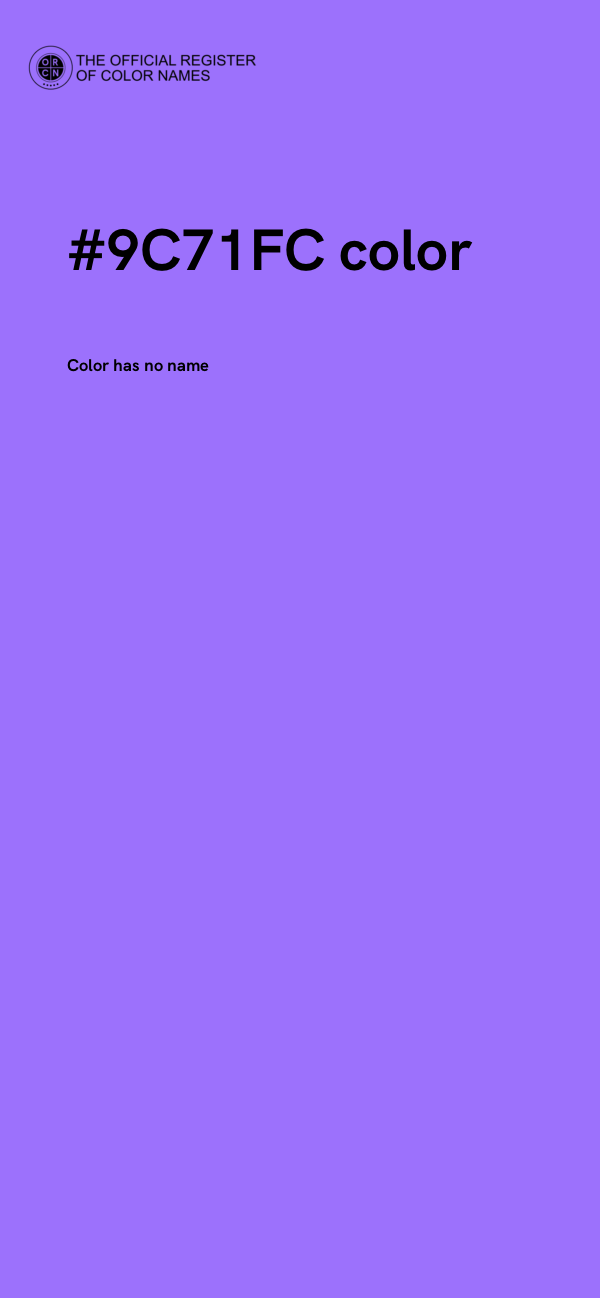 #9C71FC color image