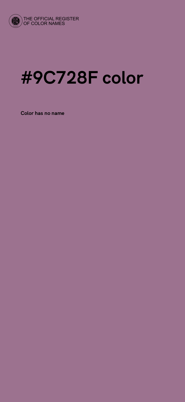 #9C728F color image