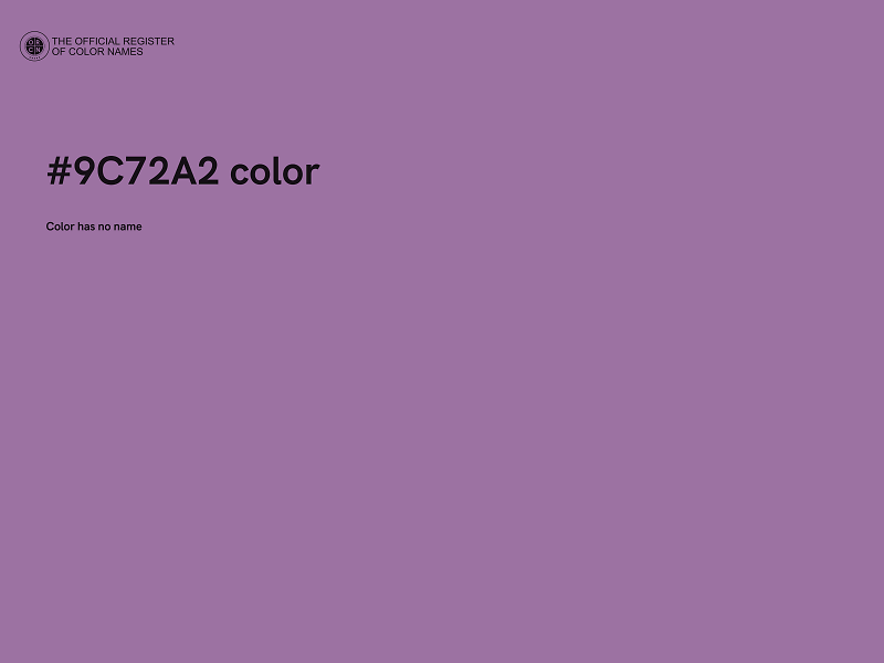 #9C72A2 color image