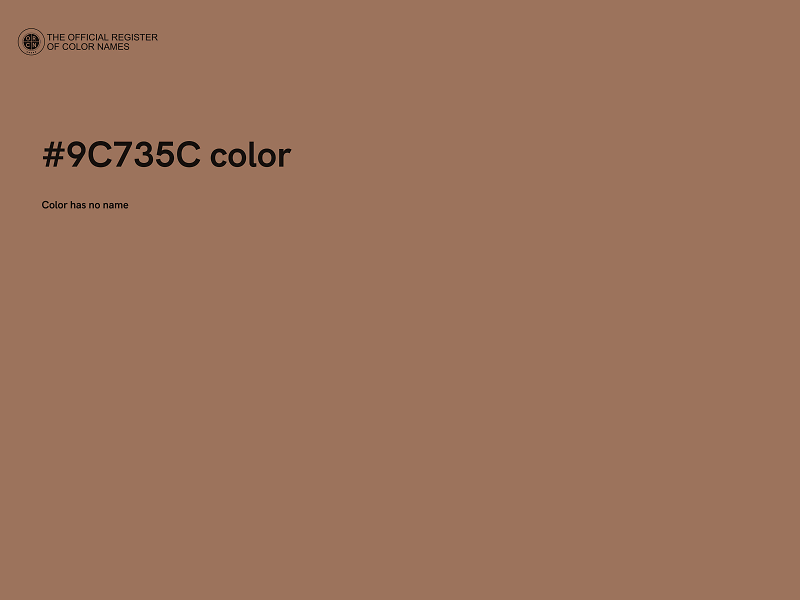 #9C735C color image