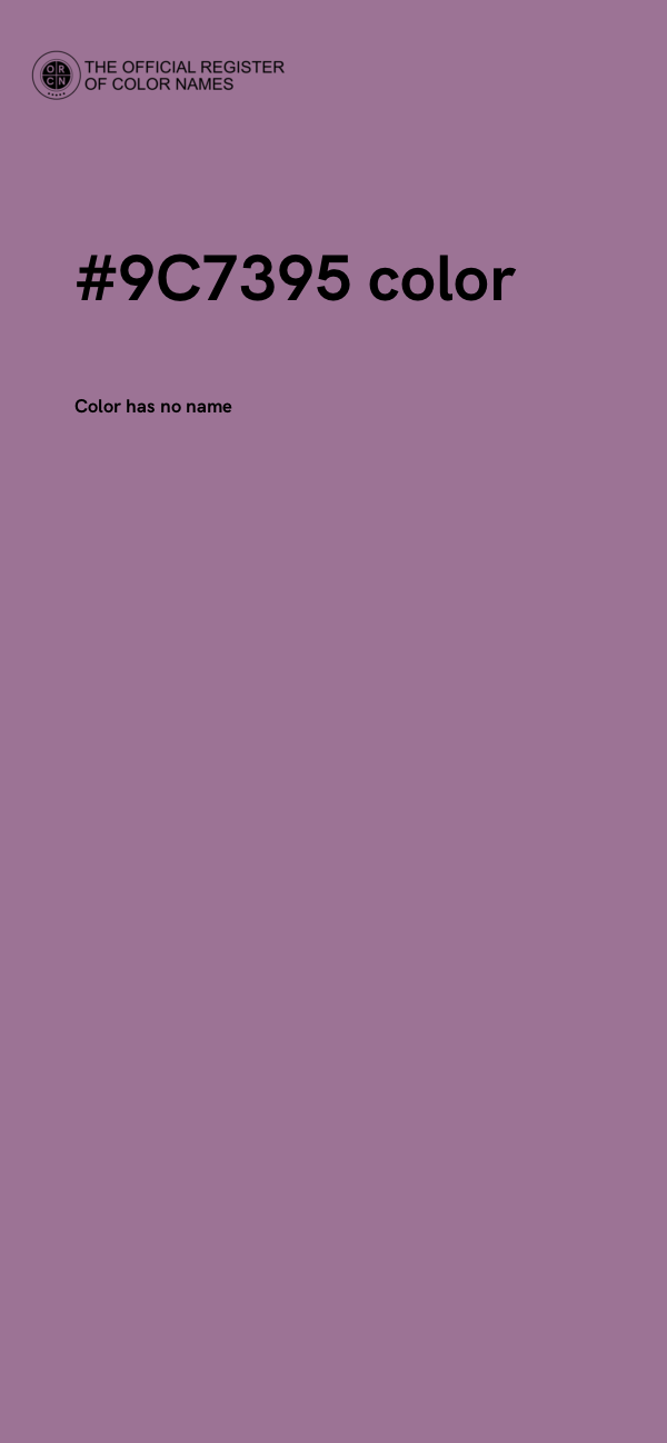 #9C7395 color image
