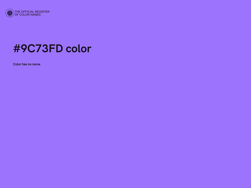 #9C73FD color image