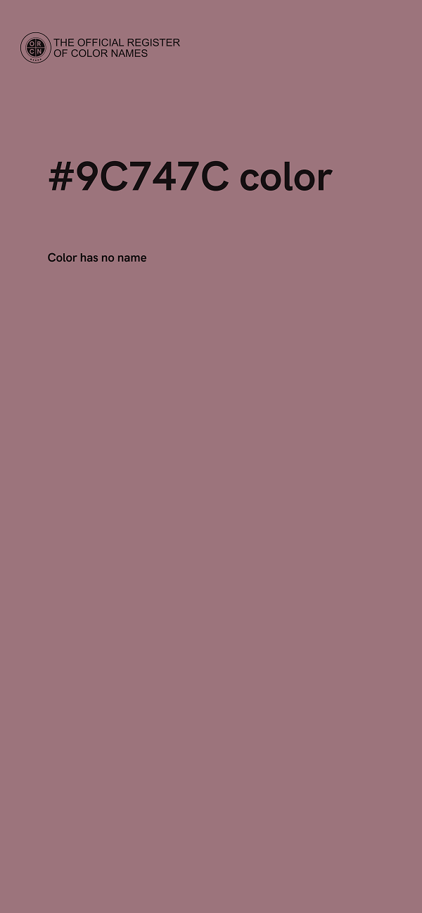 #9C747C color image