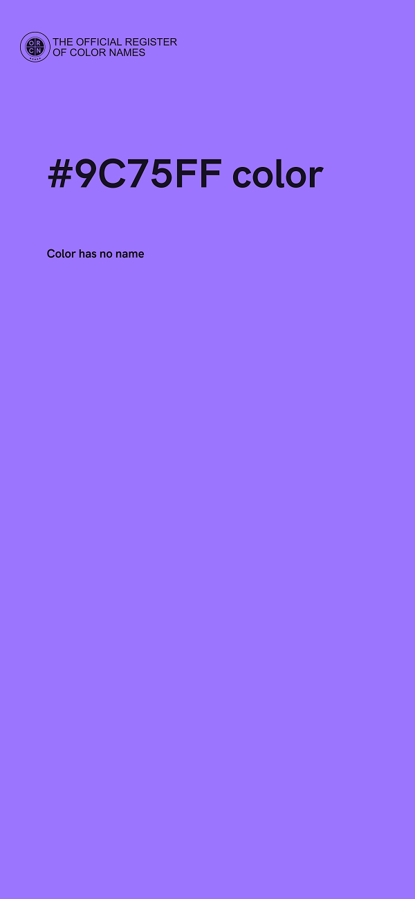 #9C75FF color image