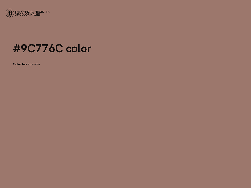 #9C776C color image