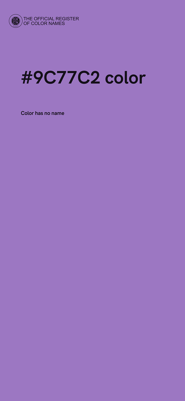 #9C77C2 color image