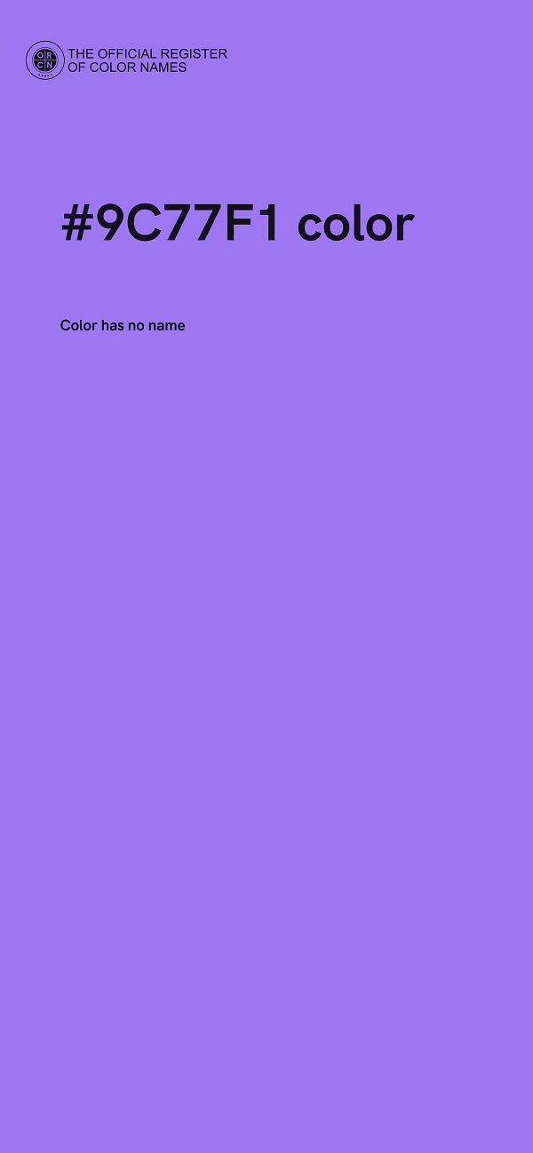 #9C77F1 color image