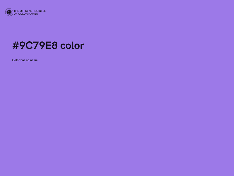 #9C79E8 color image