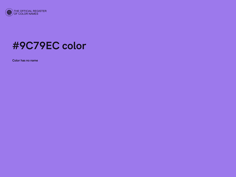 #9C79EC color image