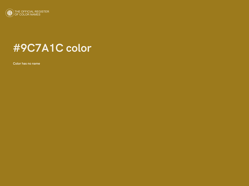 #9C7A1C color image