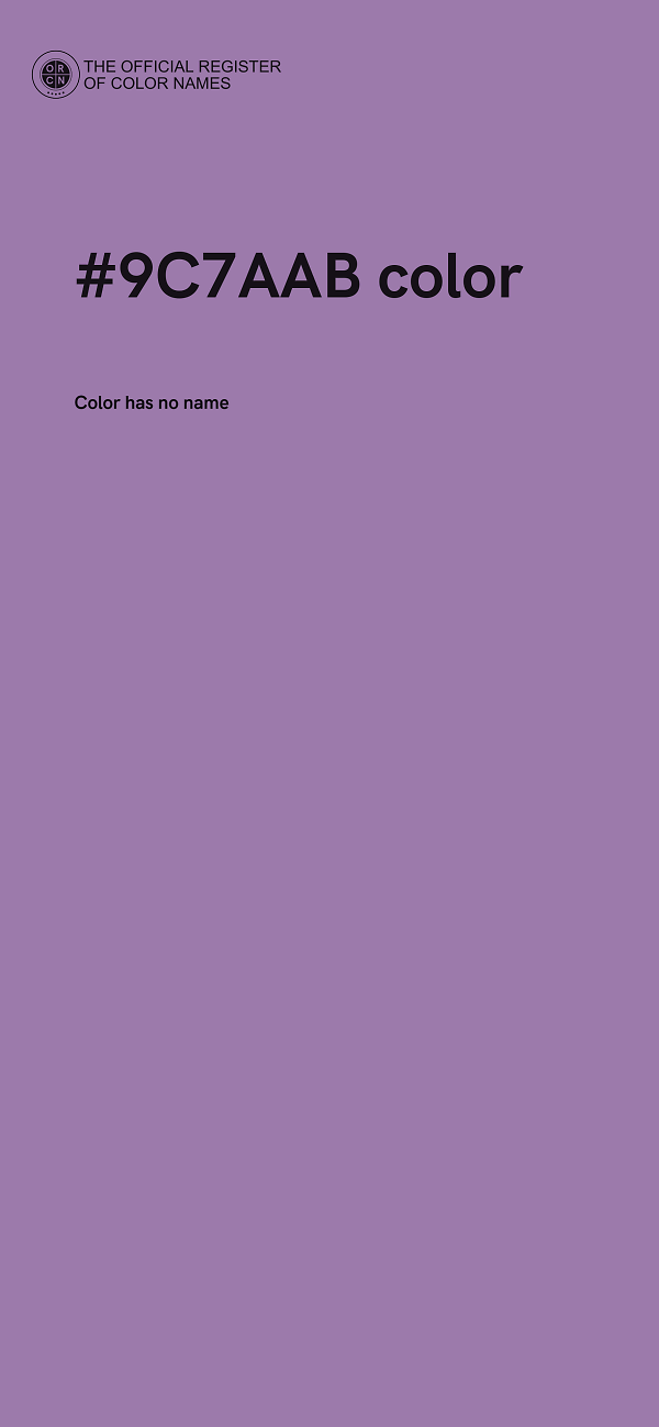 #9C7AAB color image