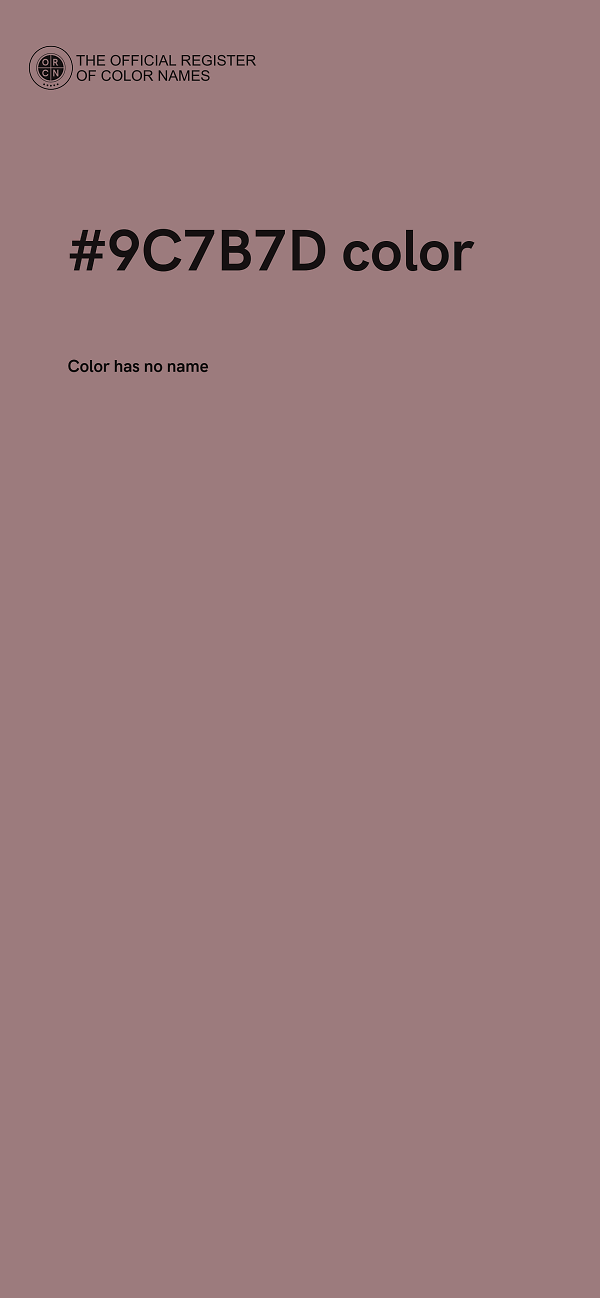 #9C7B7D color image