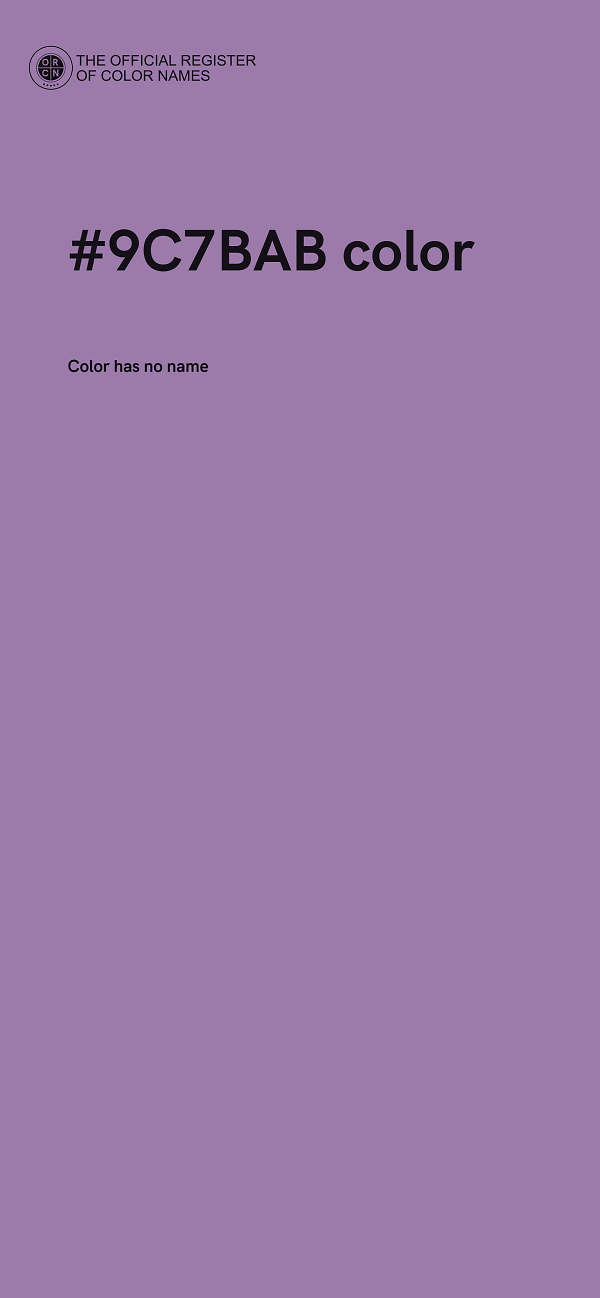 #9C7BAB color image