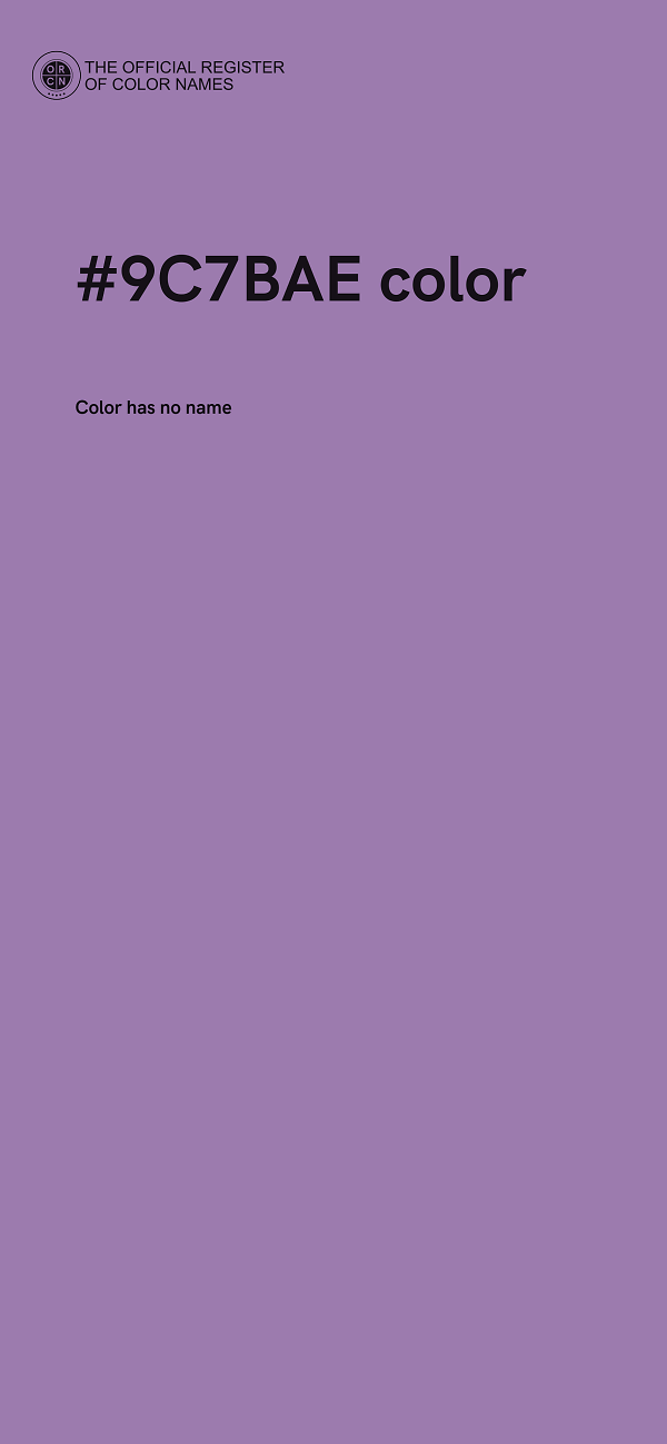 #9C7BAE color image